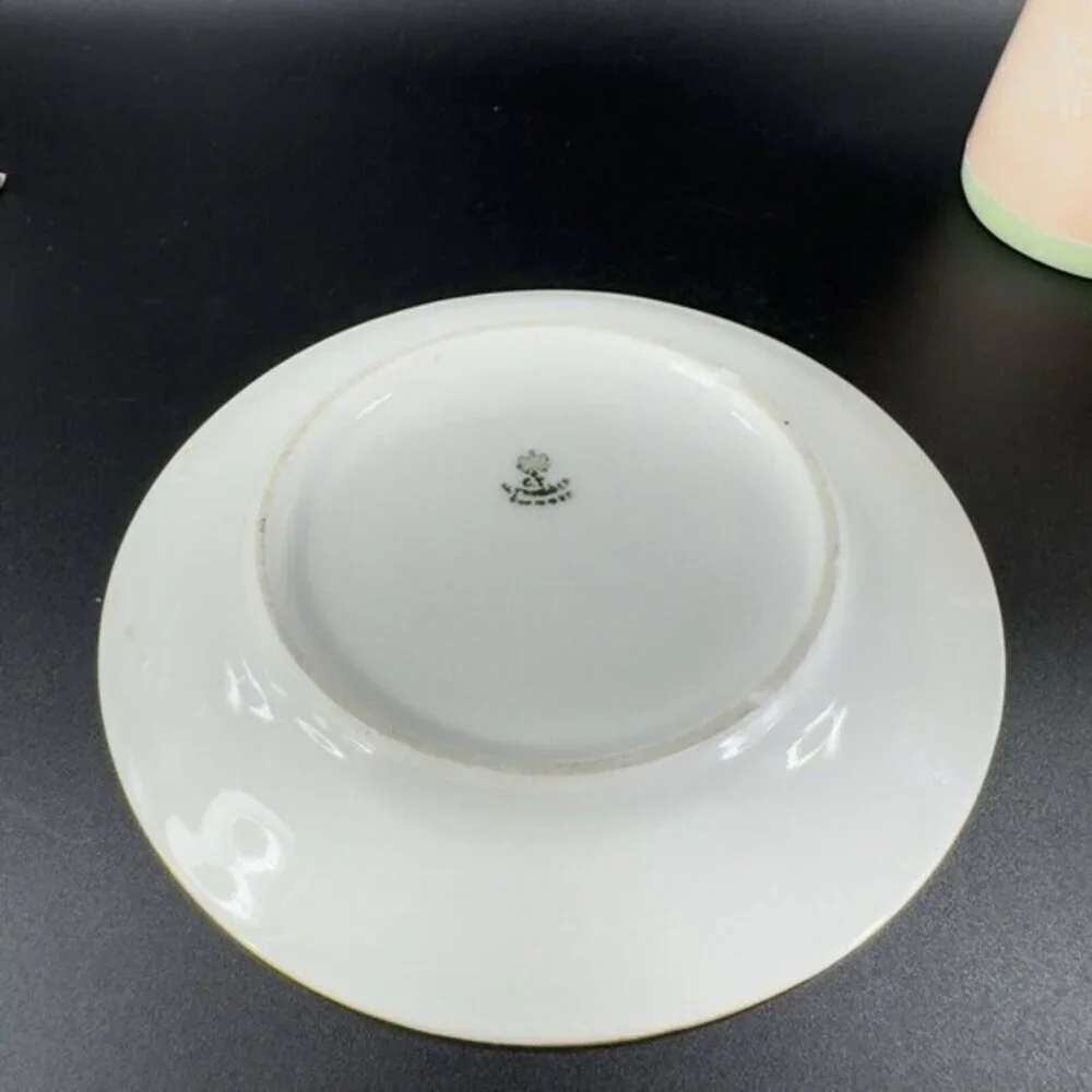 Antique CT Altwasser Silesia Hand Painted Porcelain Sugar Creamer Plate‎ Set 3